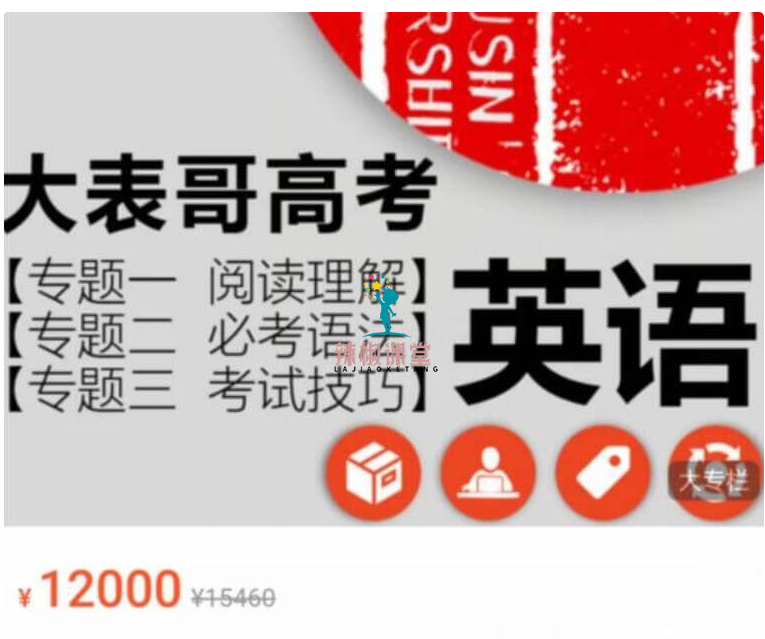 大表哥英语【英语专题集合】价值12000元