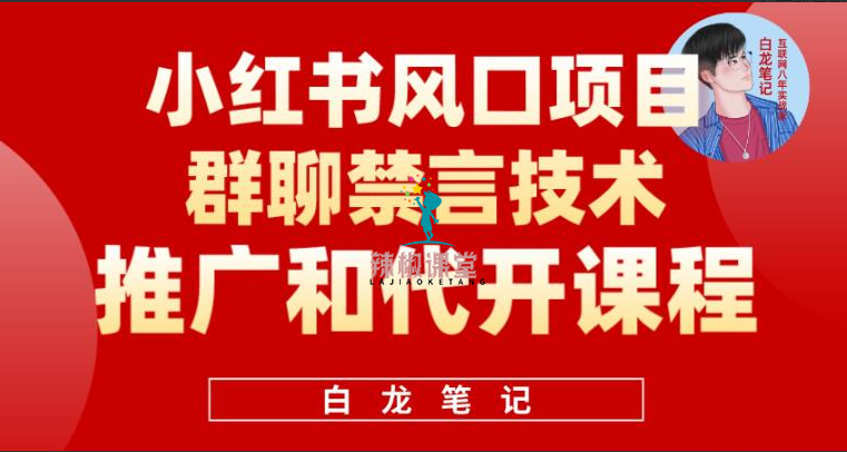 小红书风口项目日入300+，小红书群聊禁言技术代开项目，适合新手操作