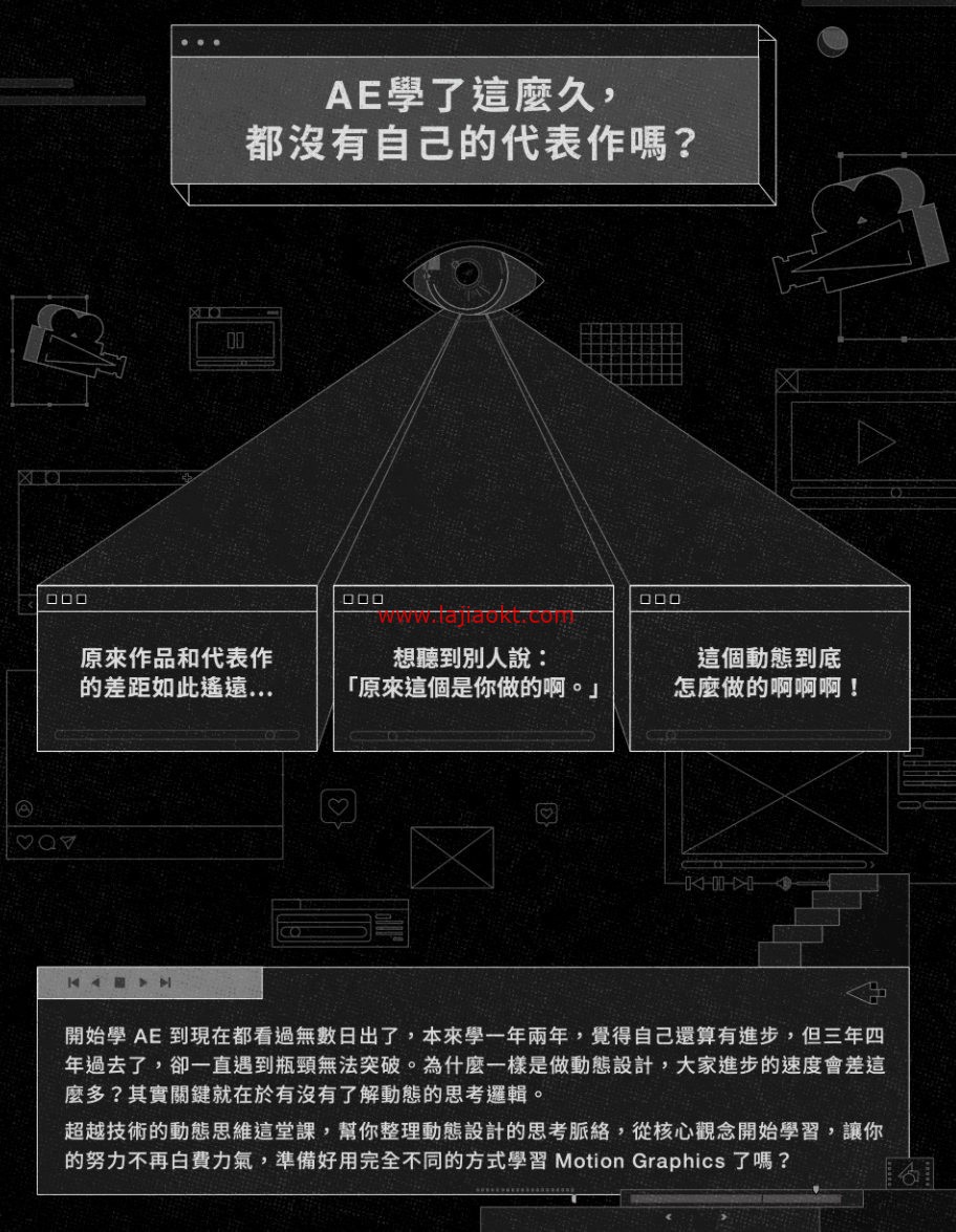 MotionAE动态设计超越技术的动态思维 打造脱颖而出的代表作【画质高清有素材】