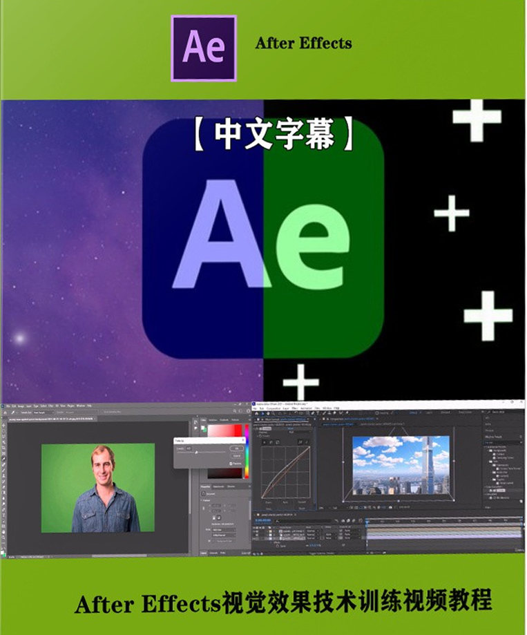 【中文字幕】After Effects视觉效果概念技术训练视频教程