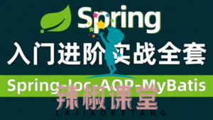 Spring视频零基础入门到高级，spring全套视频教程详解