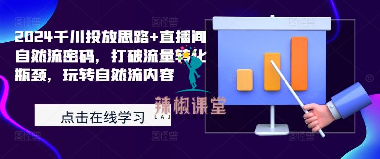 2024千川投放思路+直播间自然流密码，打破流量转化瓶颈，玩转自然流内容