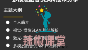 视觉工坊-多模态融合SLAM技术分享